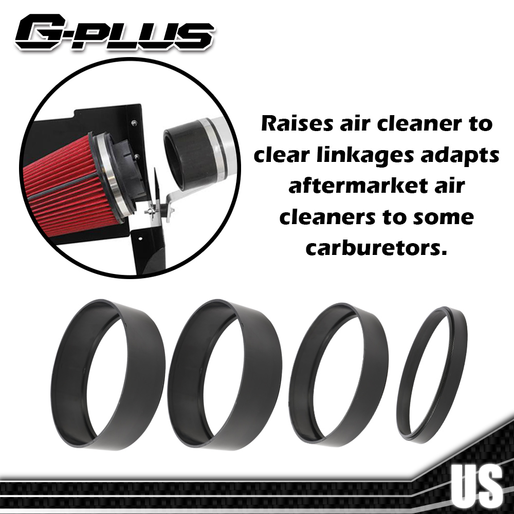 1/2" 1-1/2" 1" 2" Air Cleaner Spacer Riser 5 1/8" Carburetor - Foto 9