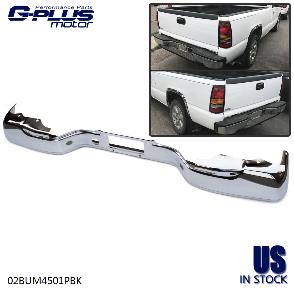 New Black Fleet Step Bumper Assy for Chevy Silverado//GMC Sierra 1500 1999-2006