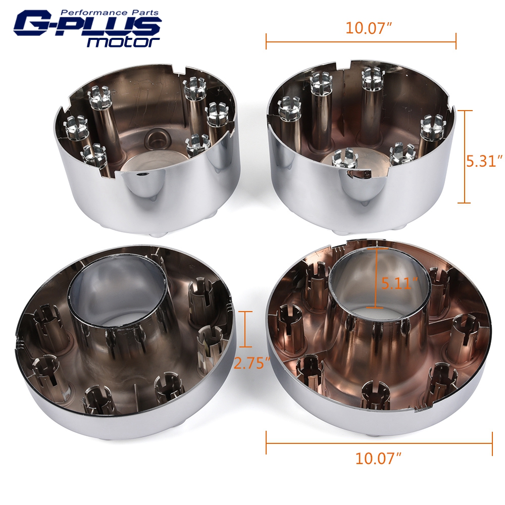 KARPAL 5C3Z1130TA Dually 4x4 Open Front Wheel Center Hub Cap Compatible with Ford 2005-2016 Ford
