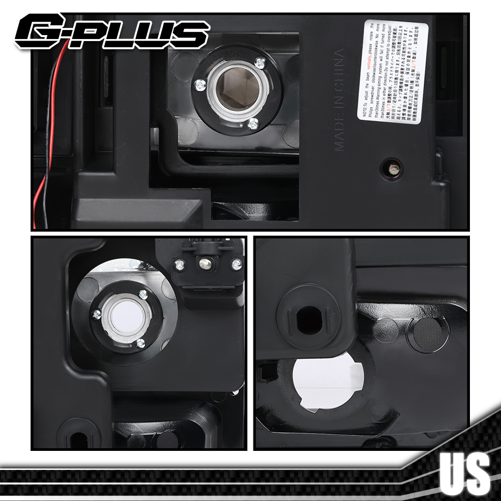 2PCS Black 5 3/4 5.75" Round LED Headlights Headlamp Hi/Lo Beam DRL Turn Signal - Foto 9