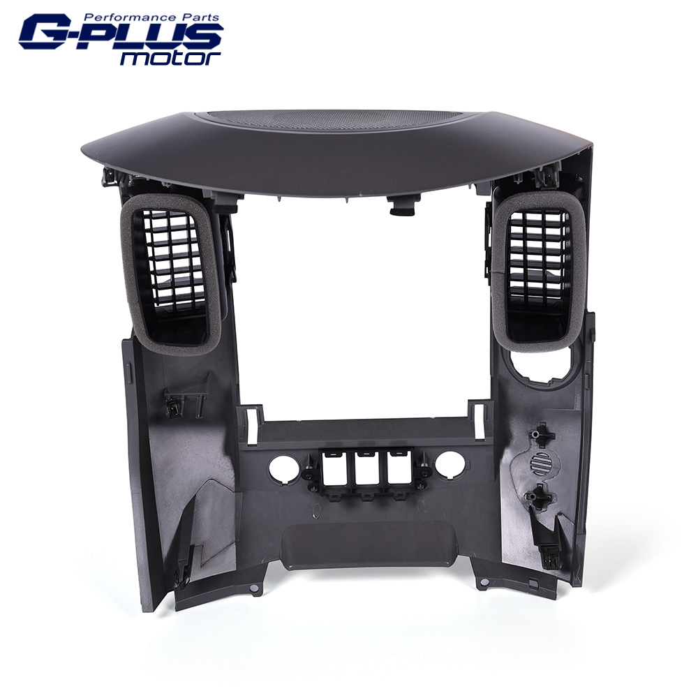 Radio AC Bezel With Speaker Bezel For 2004-2006 Nissan Titan Armada – Gray Center Dash