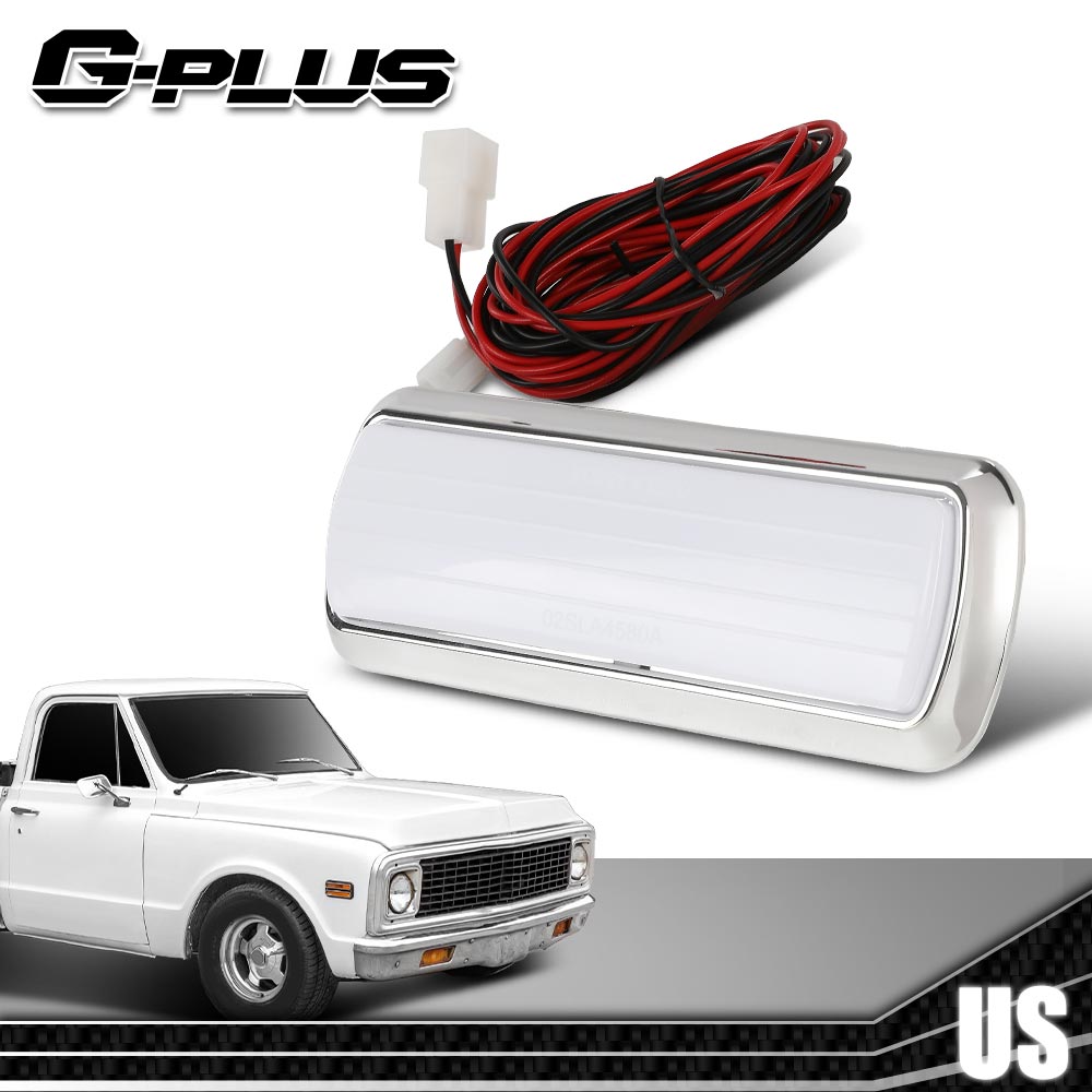 thumbnail image 2 of PIT66 Chrome Dome Light Assembly For 1960-1972 Chevy & GMC C/K Pickup Trucks 2 of 6